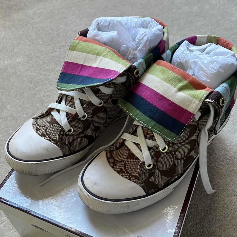 Coach hi-top sneakers